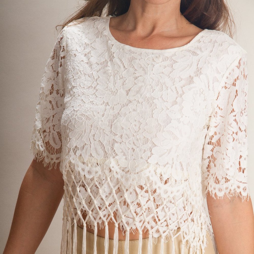 Muche et Muchette White Short Sleeve Blouse